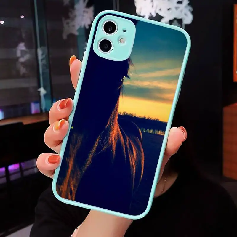 

Frederik The Great beauty horse Phone Case Clear Funda matte transparent For blue iPhone 7 8 x xs xr 11 12 pro plus max mini
