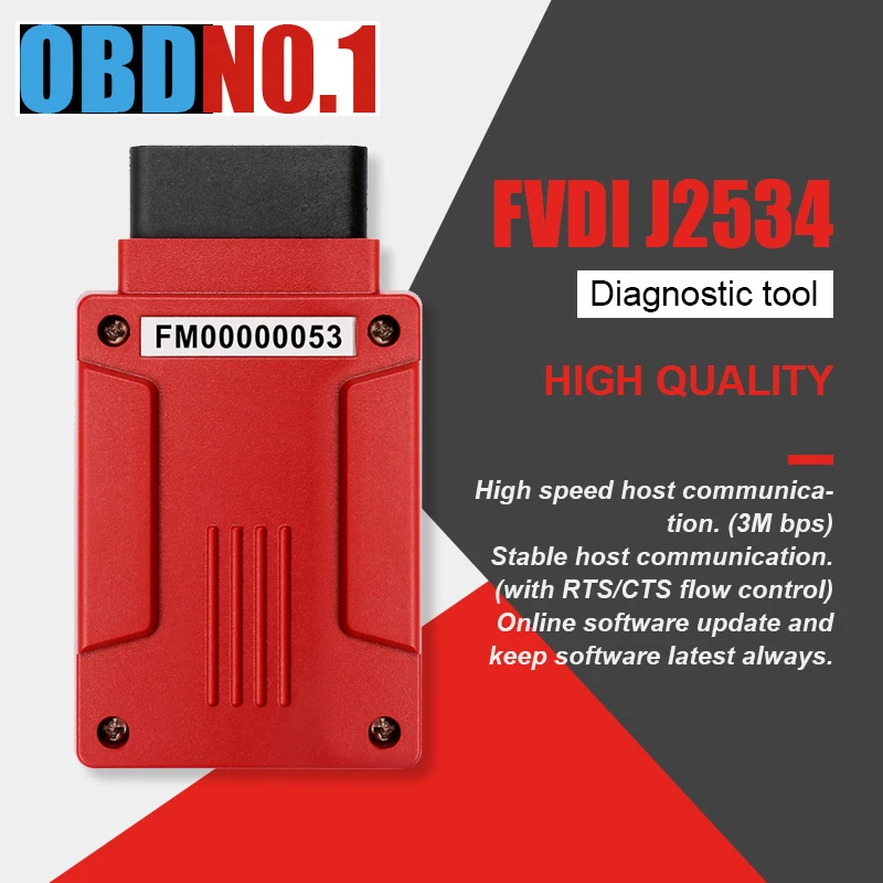 SVCI J2534 OBD2 диагностический инструмент для Fo-rd и Mazda поддержка ELM327 Программное обеспечение и онлайн-модуль программирование и замена VCM2 сканер