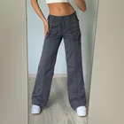 Женские джинсы с заниженной талией, повседневные рабочие джинсы в европейском и американском стиле ретро, 2021