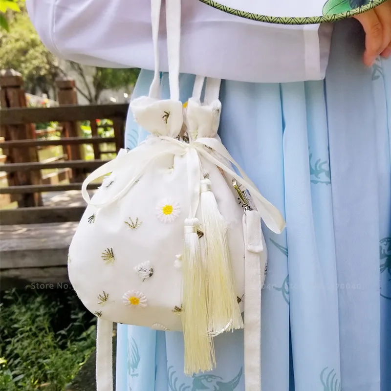 Китайский традиционный кошелек с вышивкой ручная сумка Hanfu женская сумка-тоут