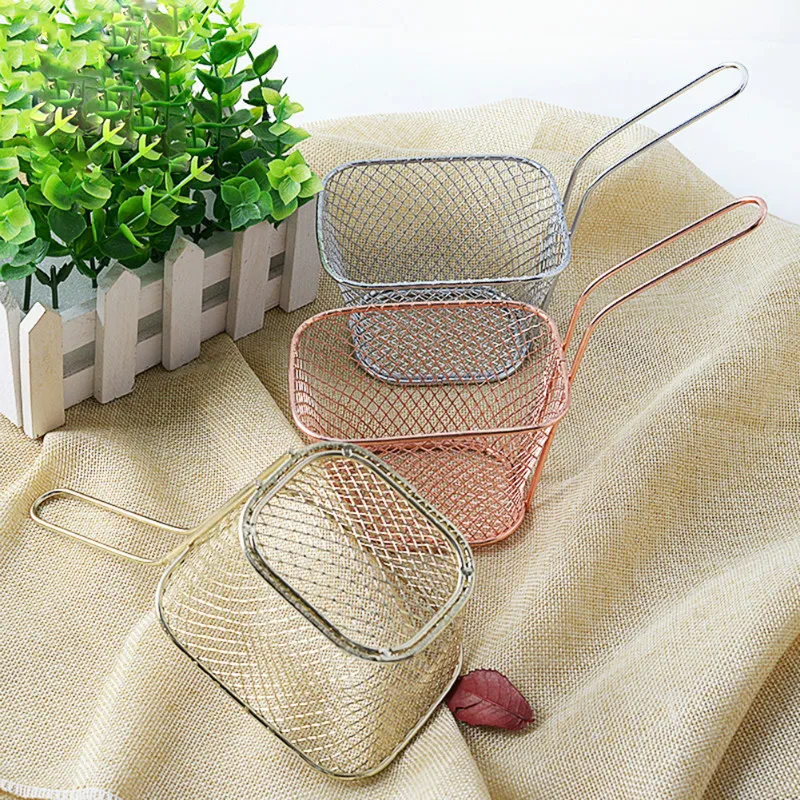 Скандинавская корзина для картофеля фри масляное ситечко сетчатый фильтр