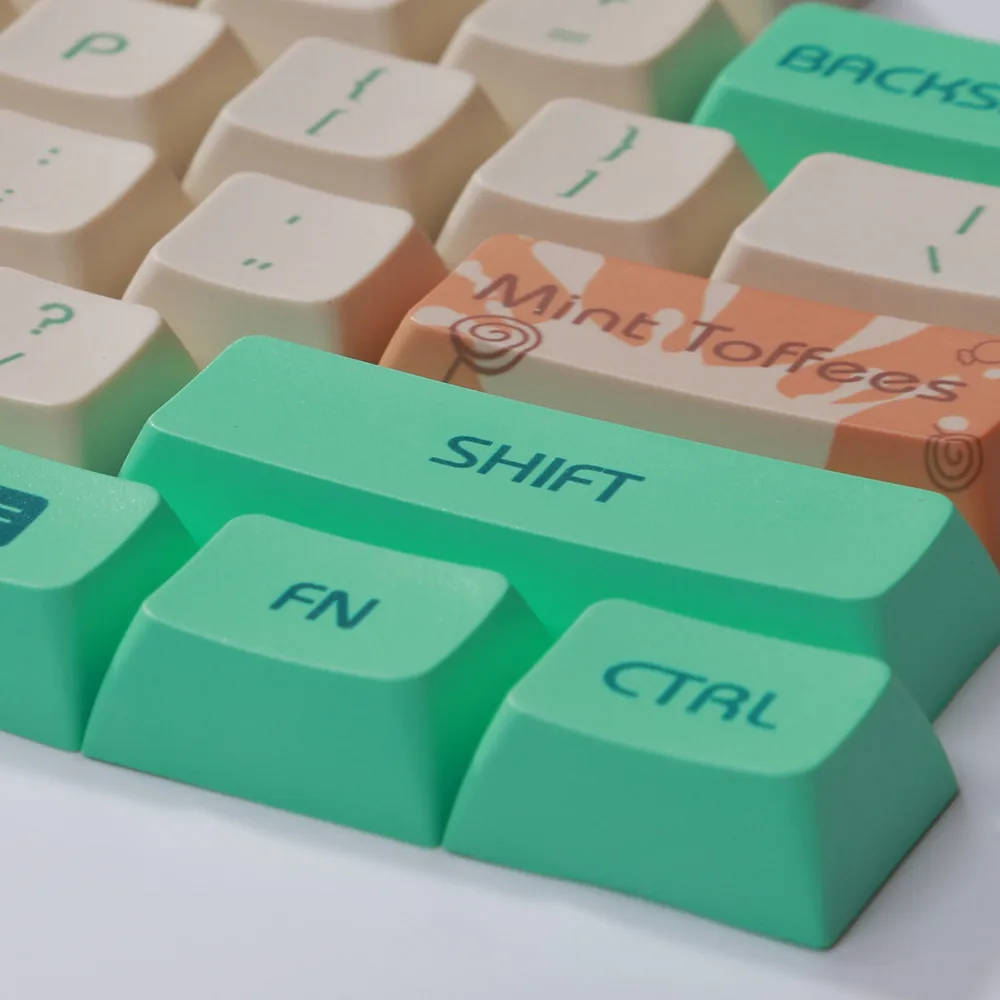 1 Набор колпачки для клавиш механической клавиатуры MX candy XDA с краской PBT