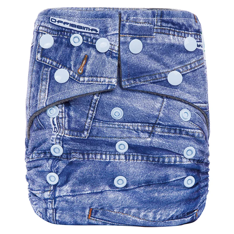 Многоразовые бамбуковые детские тканевые подгузники моющиеся с двойной