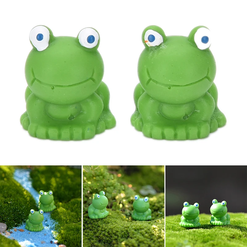 1 шт. миниатюрный лягушка Мини домашнее животное для кукольного домика