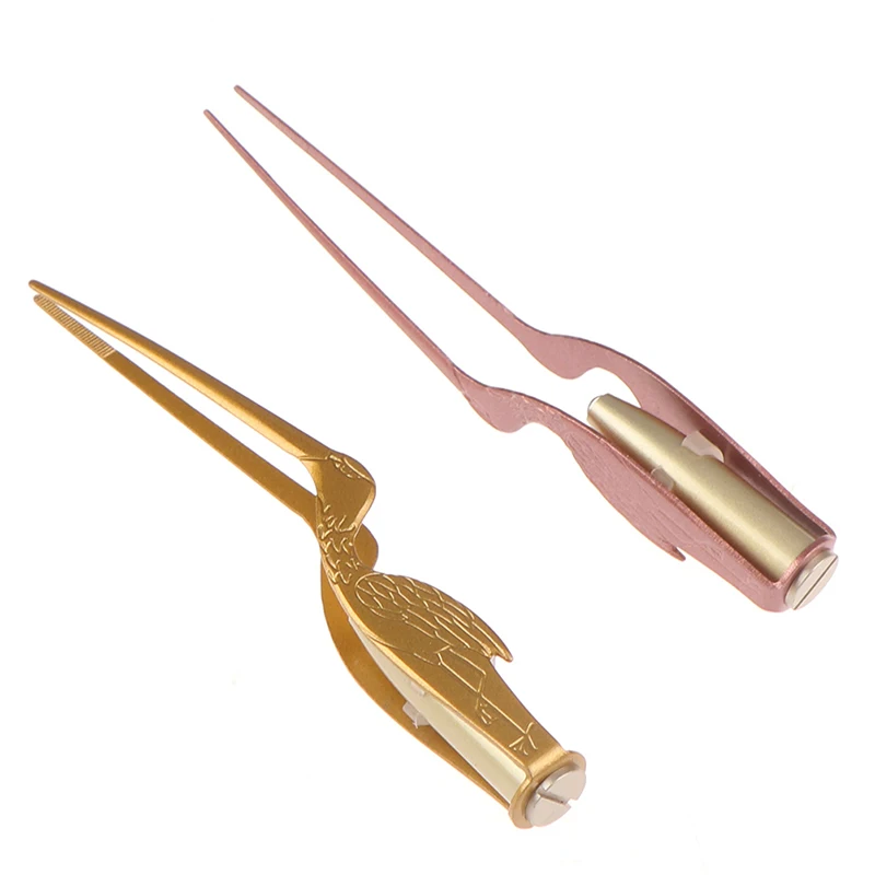 

LED Flashlight Earpick Clean Tweezers Tool Ear Nose Stainless Steel Tweezers