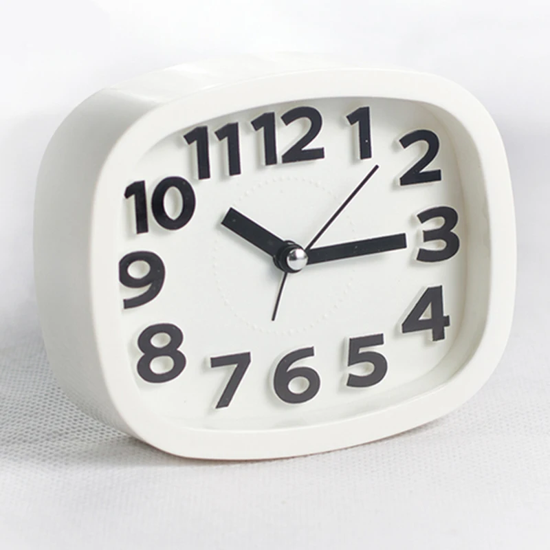 Студенческие прикроватные маленькие повтора будильника карамельный цвет