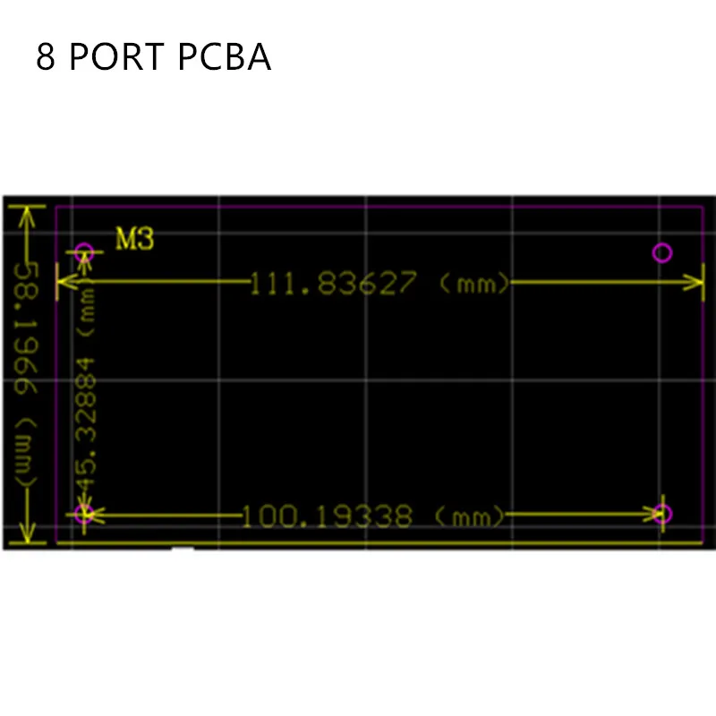 OEM PBC 4/8Port Gigabit Ethernet Switch Port with 4/8 pin way header 10/100/1000m Hub 4/8way power Pcb board screw hole | Компьютеры и