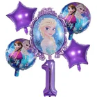 Disney с изображением Эльзы из мультфильма Холодное сердце; Платье принцессы на День рождения; Вечерние Декор поставки детского дня рождения для девочек вечерние украшения для девочек кошка одноразовая посуда