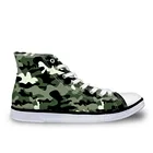 HaoYunЖенская высокая женская текстильная обувь дышащая Вулканизированная обувь Женская Удобная прогулочная обувь на плоской подошве с камуфляжным узором