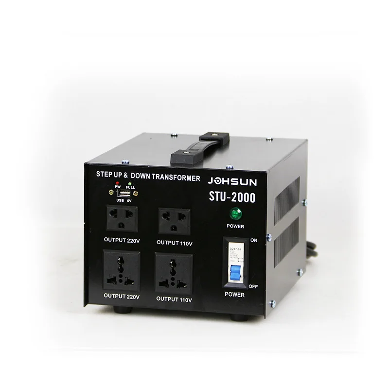 STU 500 3000VA однофазный понижающий трансформатор переменного тока Преобразователь мощности 220 в 110 В