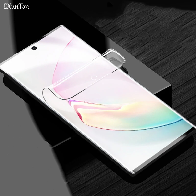 3D полное покрытие мягкая Гидрогелевая пленка для samsung Note 10 Plus Защита экрана Galaxy
