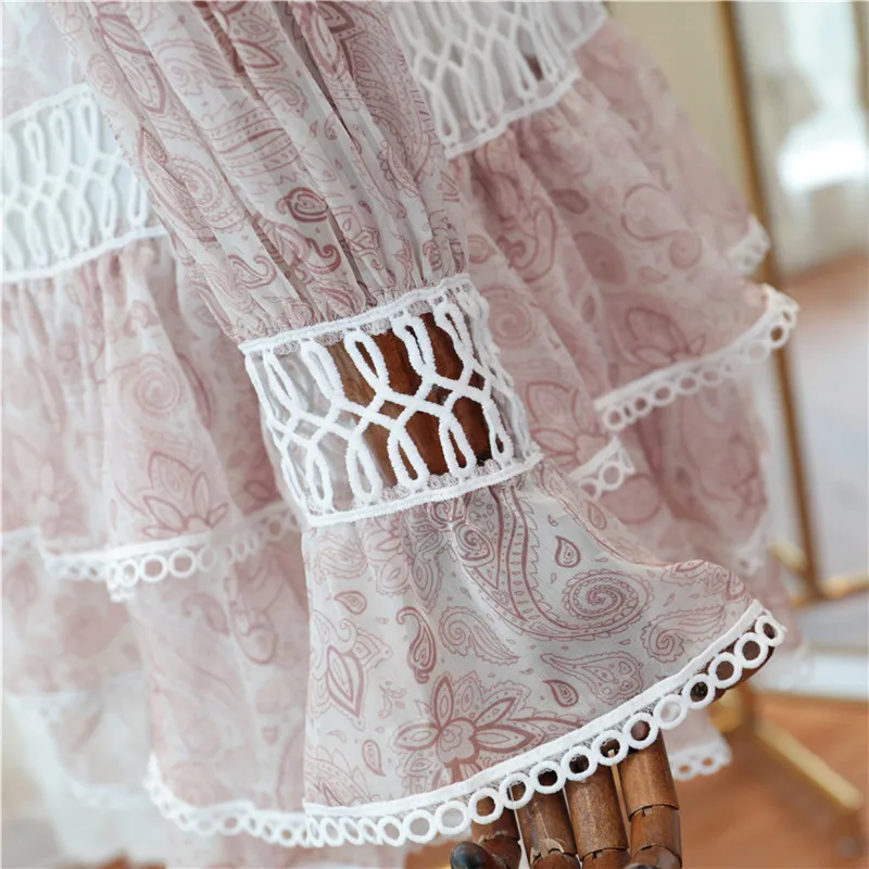 Женское Короткое платье мини повседневное кружевное с открытой спиной и