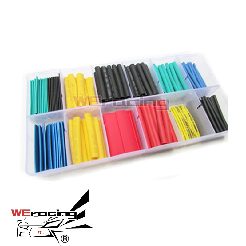 

280 шт./компл. мульти-размер изолированные термоусадочные трубки с коробкой для RC Гусеничный автомобиль двигатель для радиоуправляемых моделей ESC пайки F100