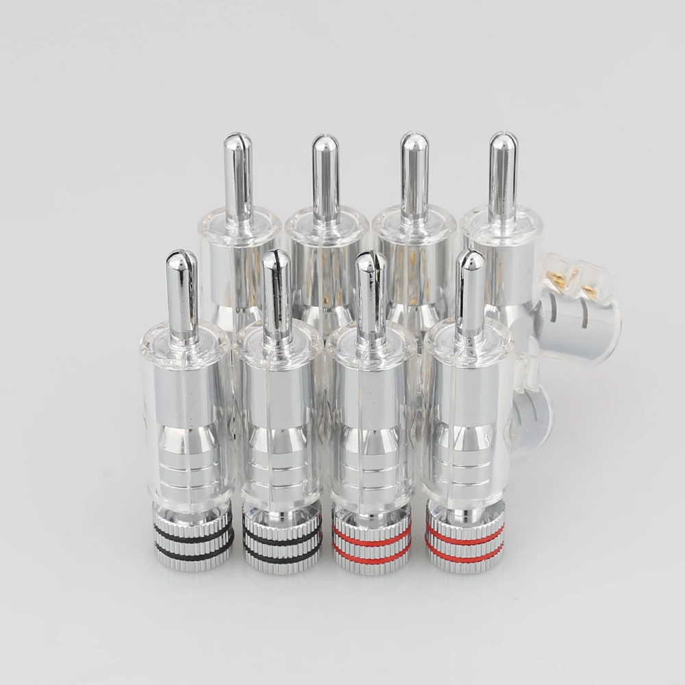 Новый высококачественный родиевый кабель для динамика с замком и штекером типа