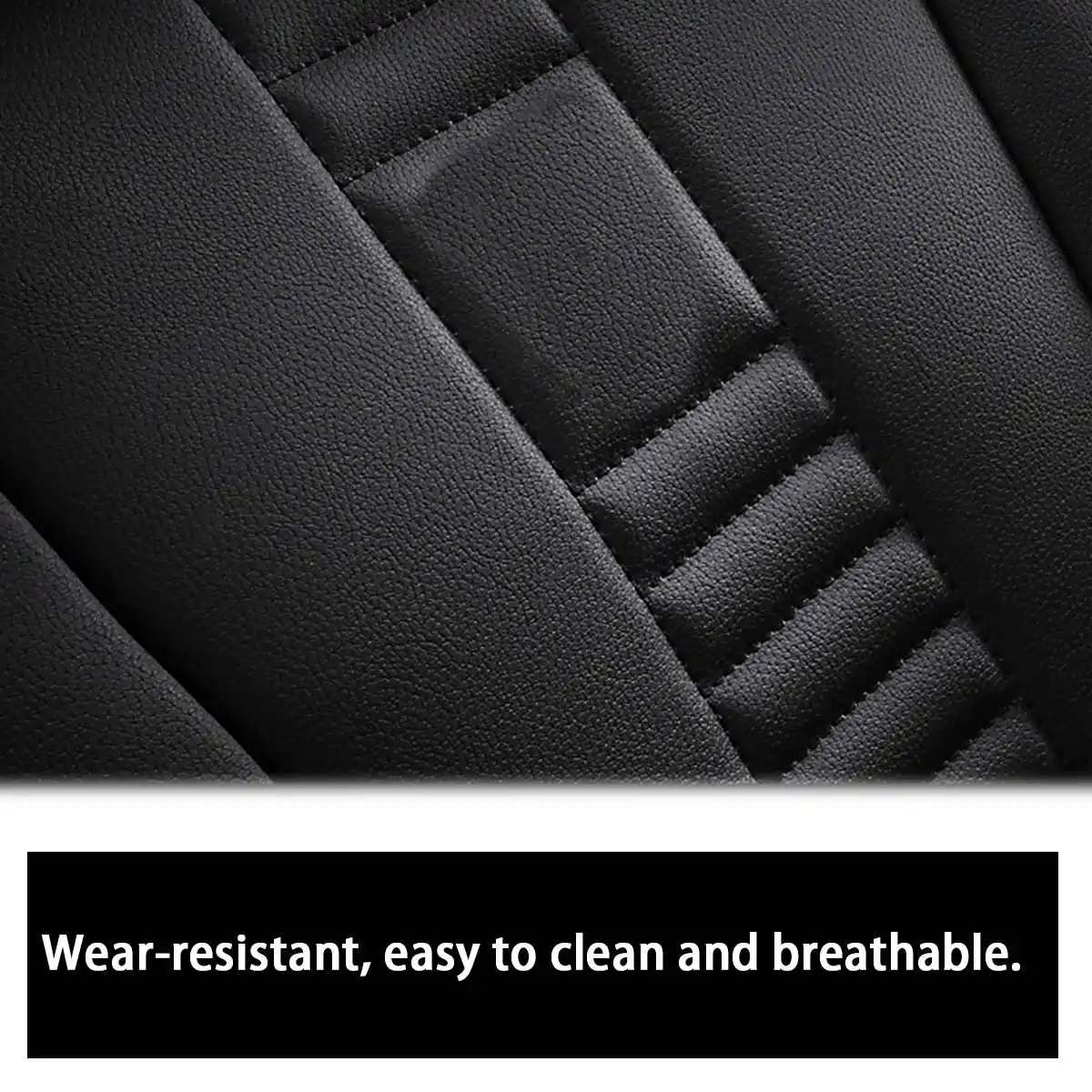 Comprare 1PC Coprisedili Anteriori Universali Per Auto Coprisedili In Pelle PU Traspirante Confortevole Resistente All'usura Coprisedili Protector SUV Van