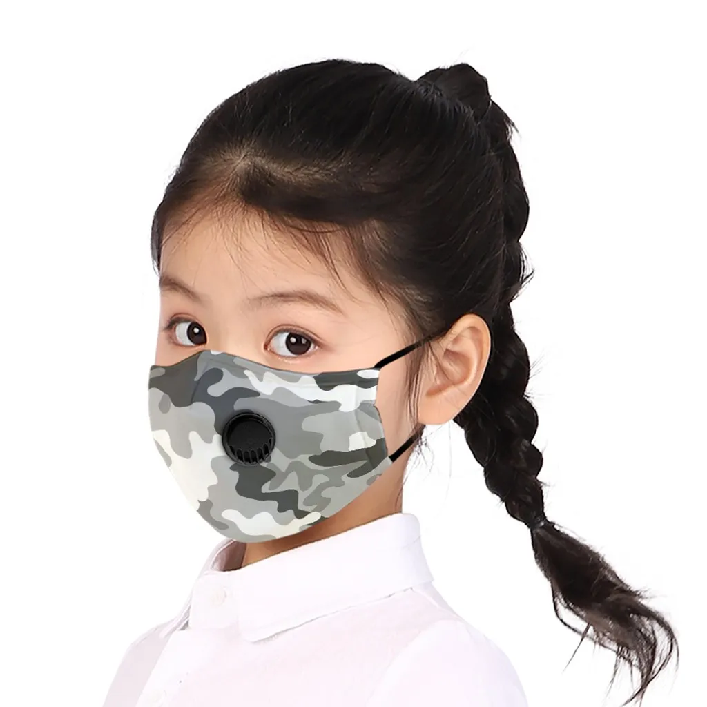 Комплект из 2 предметов детский Mascarilla Reutilizable печати маски для лица шарф детей