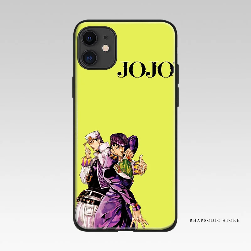 Мягкий силиконовый чехол для телефона Jotaro Kujo Josuke Higashikata JoJo's iPhone SE 6 6s 7 8 Plus X XR XS 11