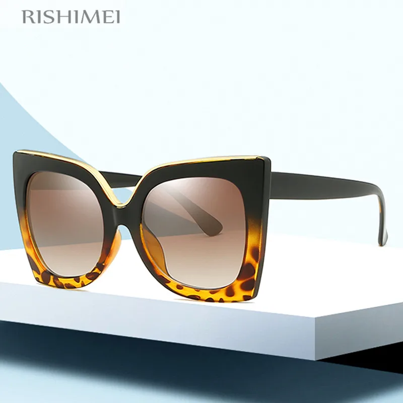 Модные солнцезащитные очки кошачий глаз в европейском и американском стиле с