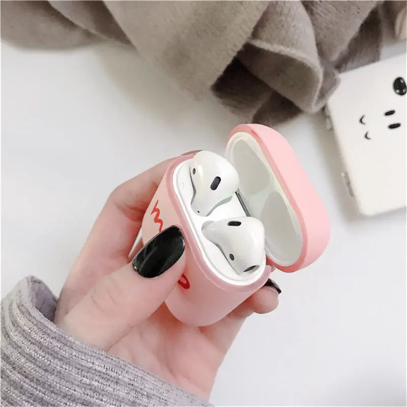Чехол Kjoew для беспроводных наушников Apple Airpods Pro 1/2 симпатичный противоударный