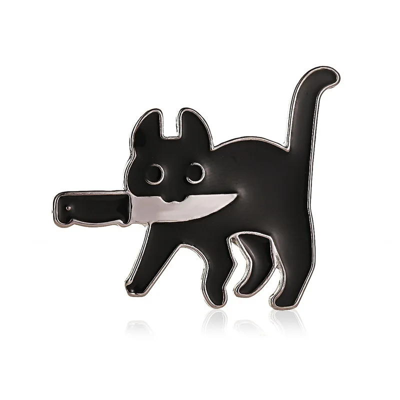 

New Cartoon Cat Brooch Sweet And Cute Animal Brooch Adult Children Clothing Accessories Custom Anti-Glare Buckle