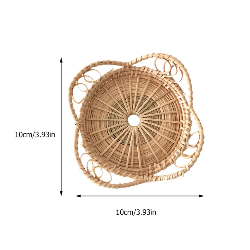 

1Pc Petaloid Place Mat Bar Woven Placemat Tableware Mat Creative Woven Cup Mat Household Cup Pad for Kitchen Party