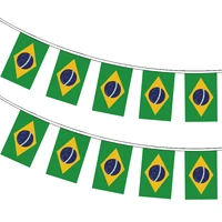 xvggdg 20pcsset brazil bunting flags pennant string banner buntings festival party holiday