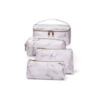 multifunctional marble cosmetic bag makeup pouch toiletry travel case organizer a69c