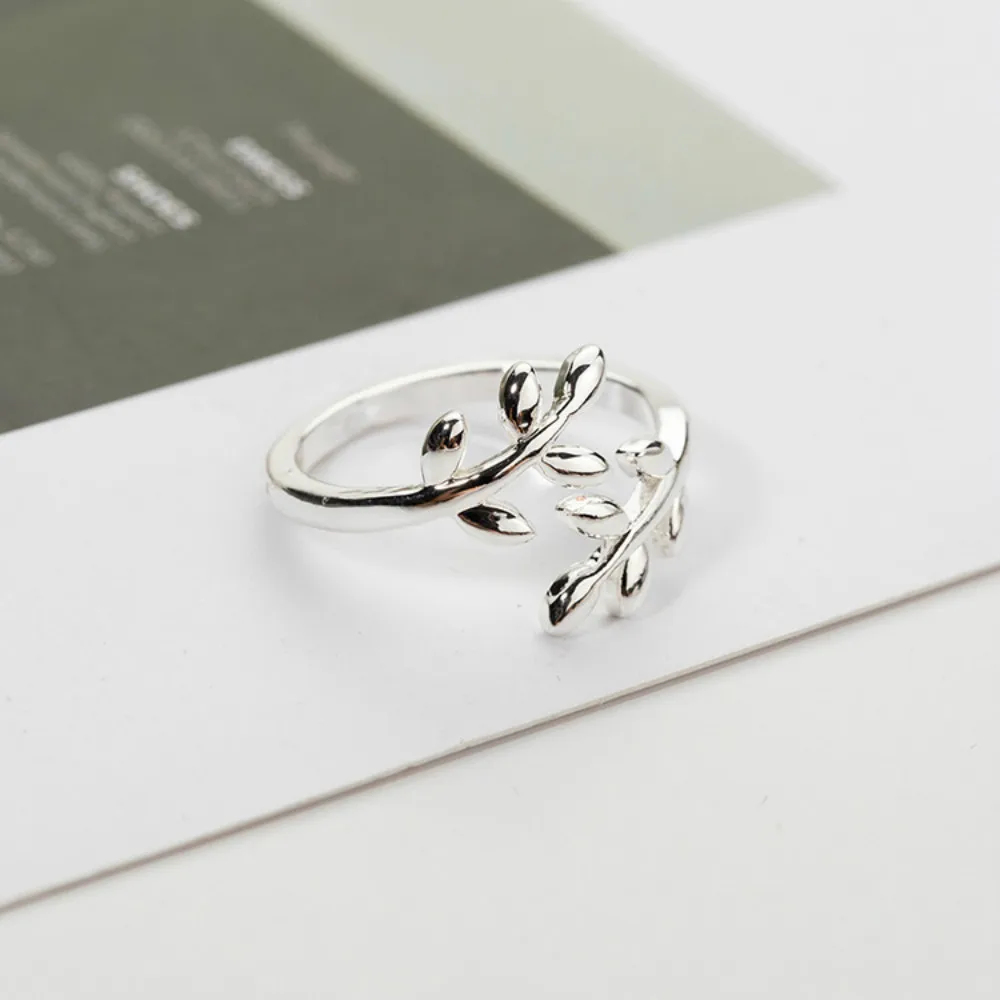Women Ring Olive Tree Branch Leaves Open for Women's ring Wedding Rings Adjustable | Украшения и аксессуары