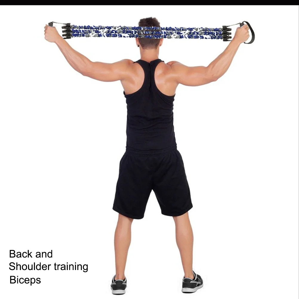 

Latex Chest Expander Pull Stretch Elastic Bands Adjustable Chest Expander for Home Gym Muscle Training Exerciser Resistance Band
