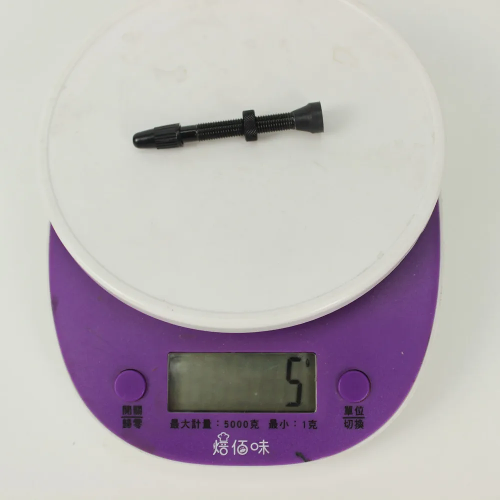 

2 Pcs 72MM Bike Tubeless FV French Valve For MTB Mountain Bike Road Bicycle Tubeless Tire FV 5g/pcs Ultra Light Aluminum Alloy