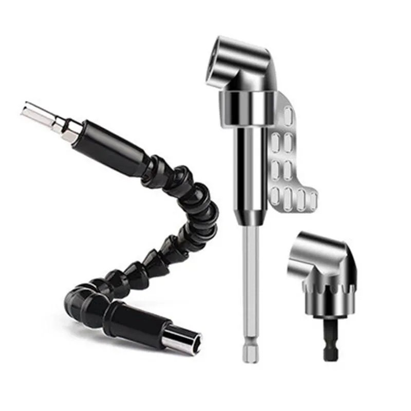 Electric Corner Device Combination Set Hexagon Handle Screwdriver Turning Tool Black Universal Soft Shaft Turner | Инструменты