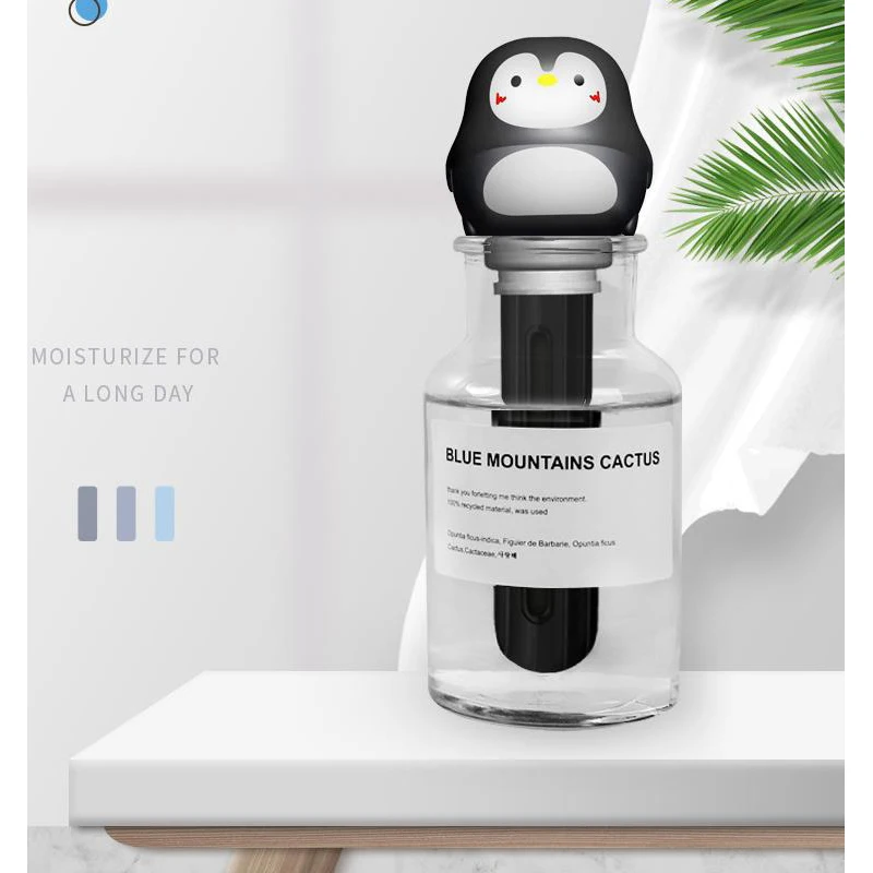 

Portable Little Penguin Humidifier Mini Facial Moisturizer USB Home Silent Spray Office Mineral Water Bottle Humidifier
