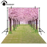 allenjoy photophone backgrounds spring easter forest newborn pink flower watercolor backdrops photocall banner photobooth fabric