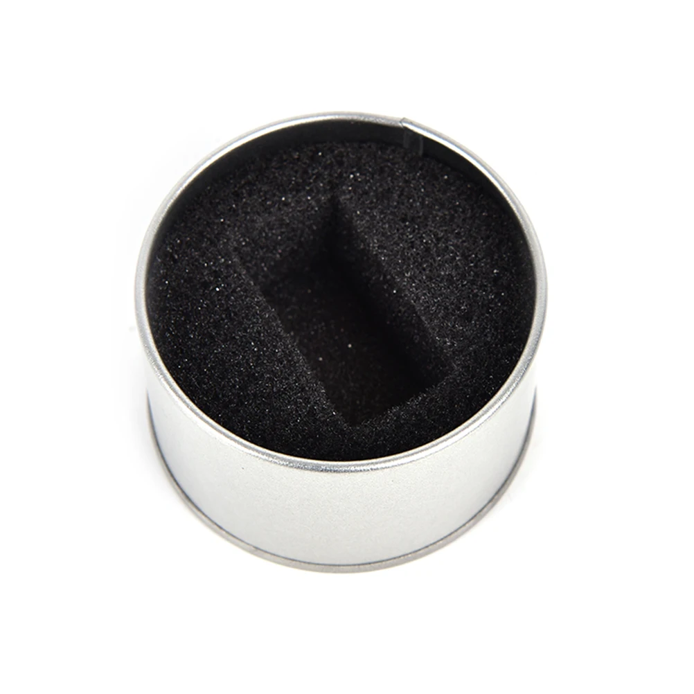 Серебряные круглые металлические ювелирные изделия Подарочная упаковка для