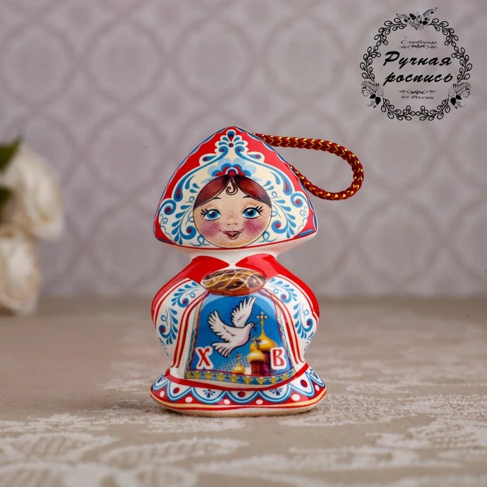 Магнит Машенька. Пасха 5 см 4748752 | Дом и сад