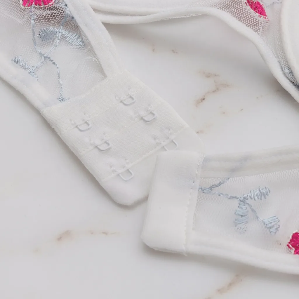 

Floral Embroidery Lace Bra G-string Sexy Lingerie Set Women Erotic Underwear Sexy Costumes Porno Babydoll Lenceria Erotica Mujer