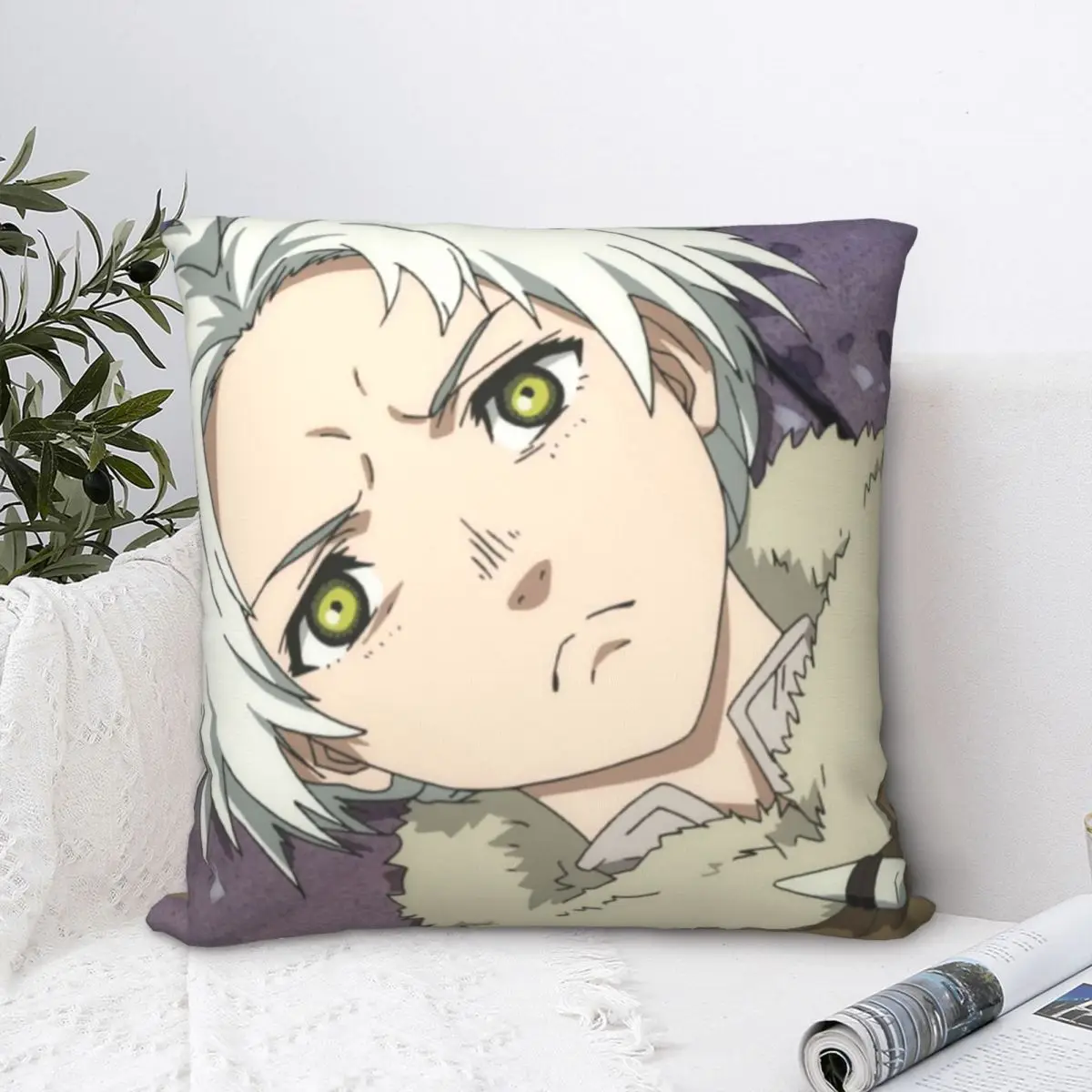 

Aggrieved Polyester Cushion Cover To Your Eternity Hayasser Fantasy Manga For Home Garden Decorative Kawaii Cojines Decorativos