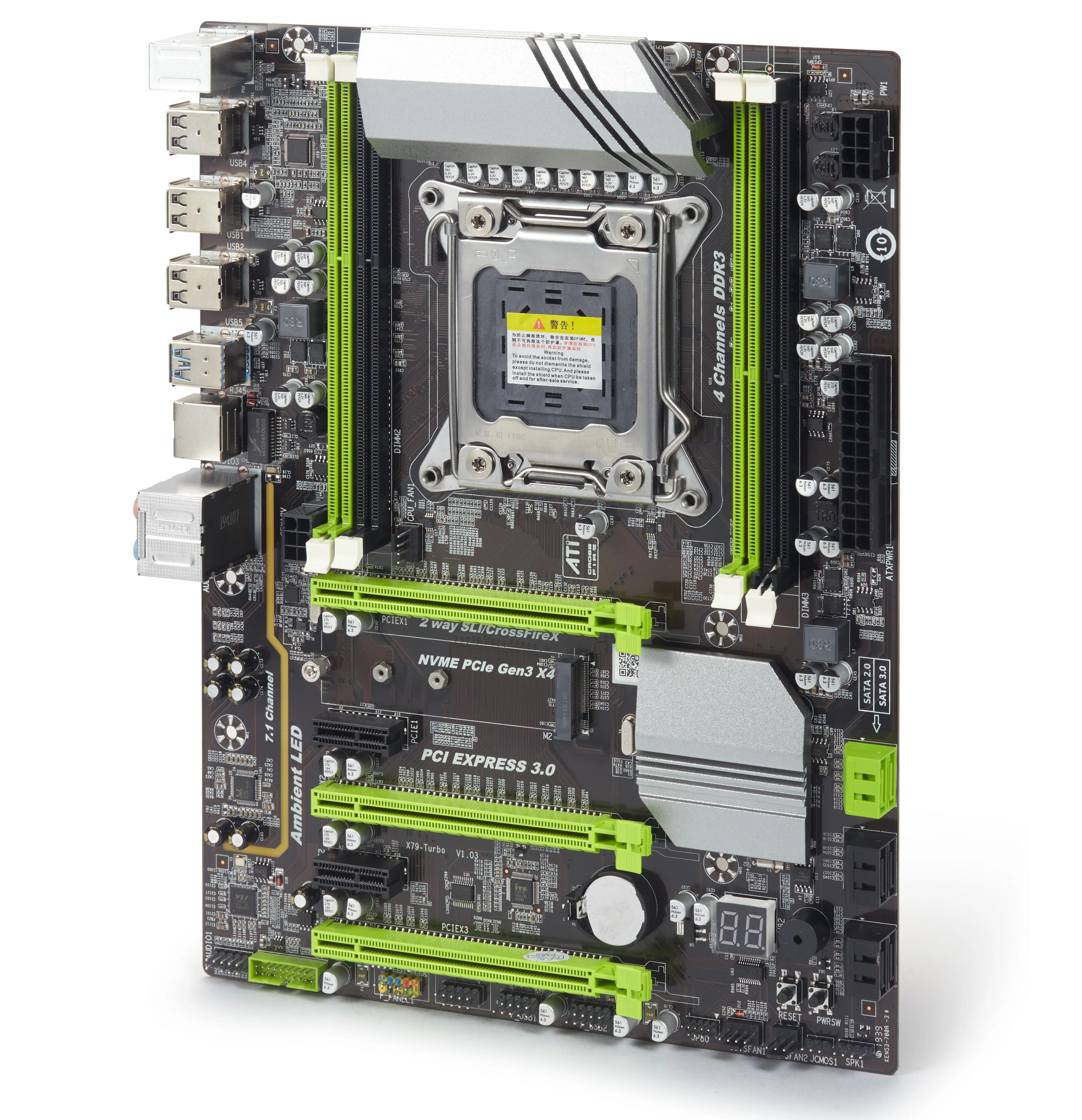 Для Intel planform настольная материнская плата новая X79 плата LGA 2011 поддержка процессора 64 ГБ DDR3 REG ECC Серверная плата памяти x 79x79
