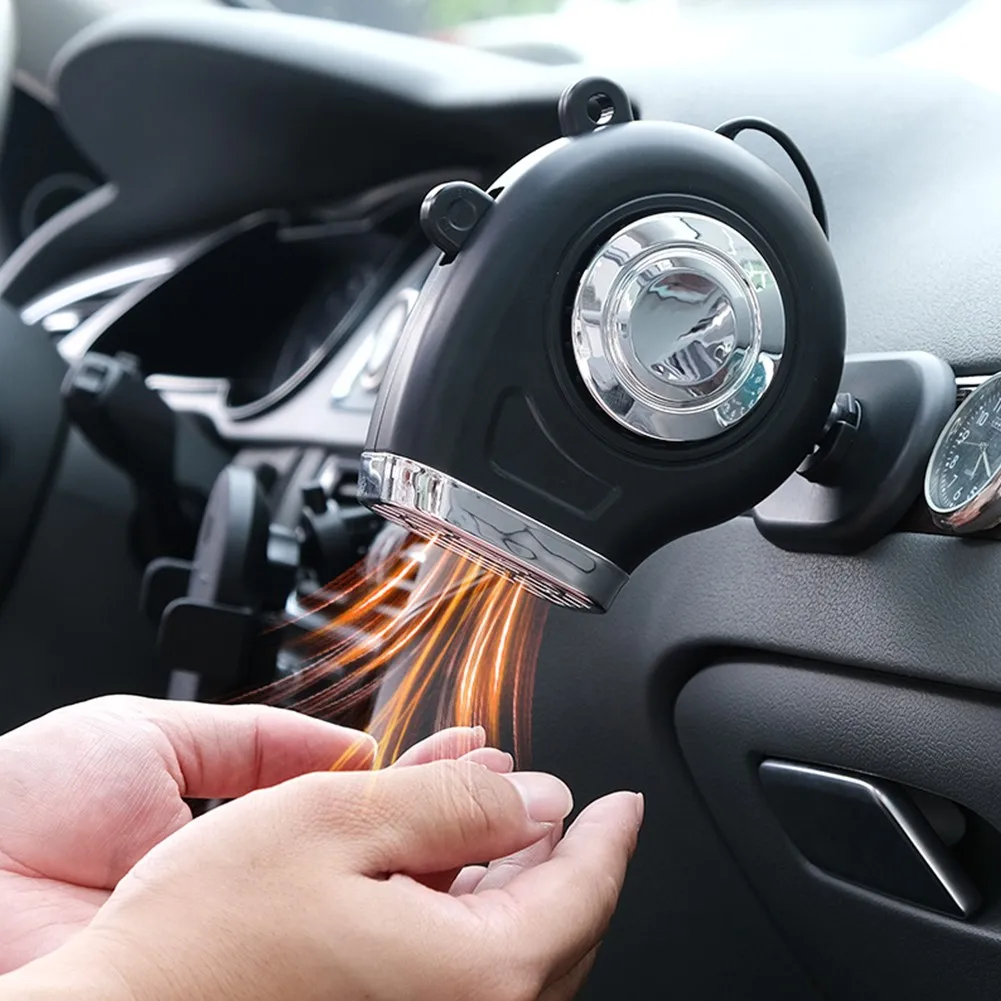 

Portable Car Heater Electric Cooling Heating Fan Electric Dryer Windshield Defogging Demister Defroster 12V/24V