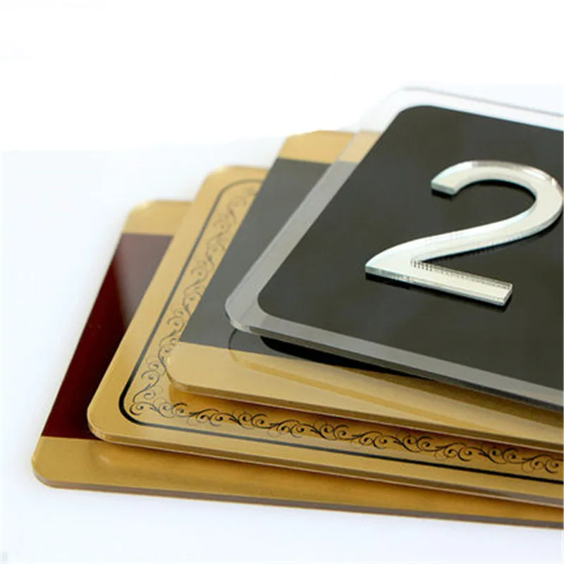 Современные номера для дома акриловая табличка с номером гостиничной комнаты