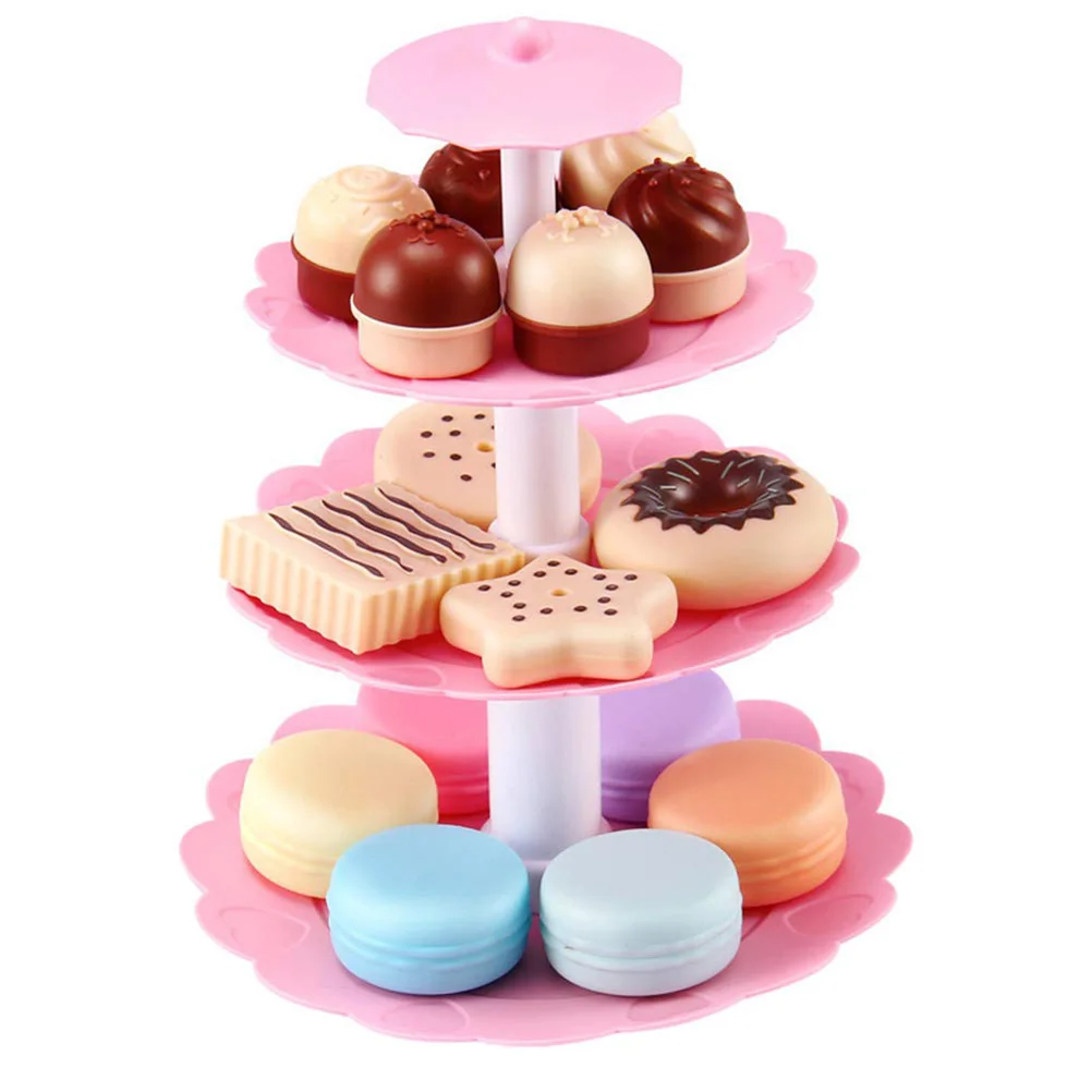 23 шт. набор детских игрушек для ролевых игр имитационная подставка тортов на день