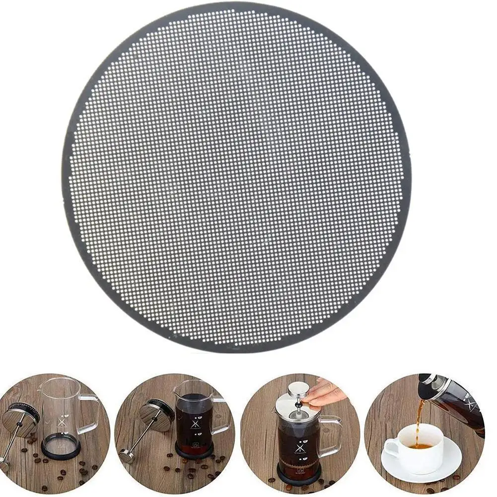 

Reusable Steel Reusable Coffee Metal Filter French Press Espresso Maker Metal Filter Tools Coffee Maker Accessor