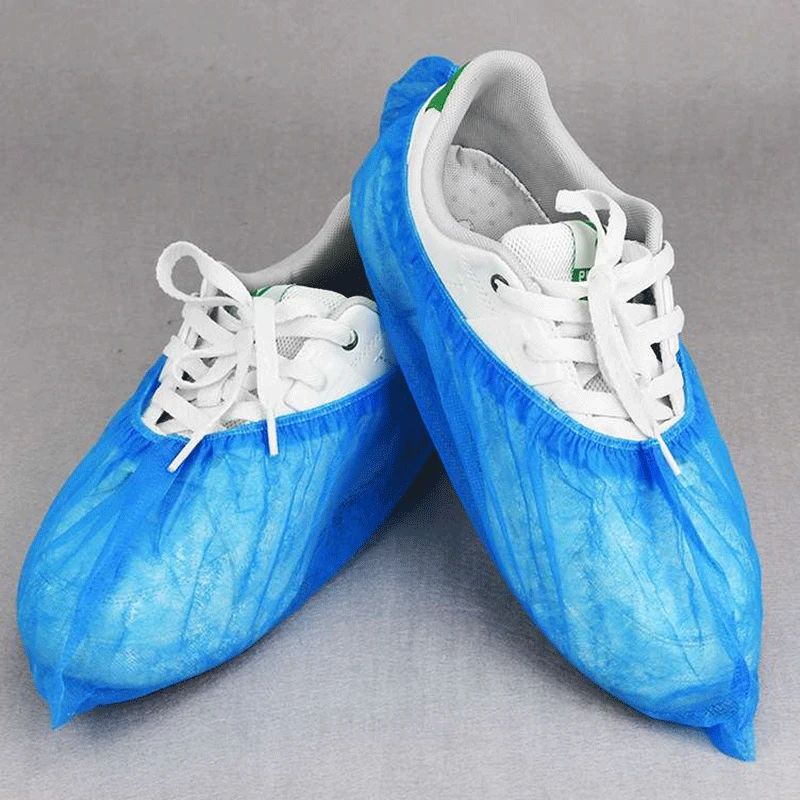 

100pcs Adult Non-woven Fabric Shoe Covers Non-slip Keep Floor Cleaning Household Shoes Cover Home Decor