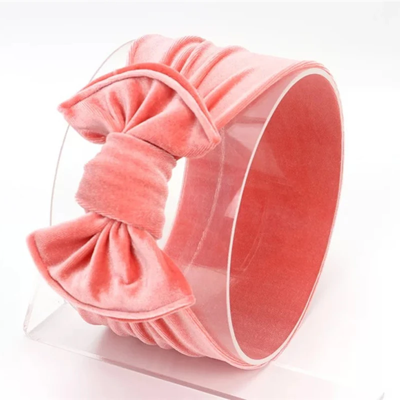 Baby Headbands Turban Gold Velvet Hairbands Newborn Infant Toddler Elastic Hair Bands Girl Accessories |