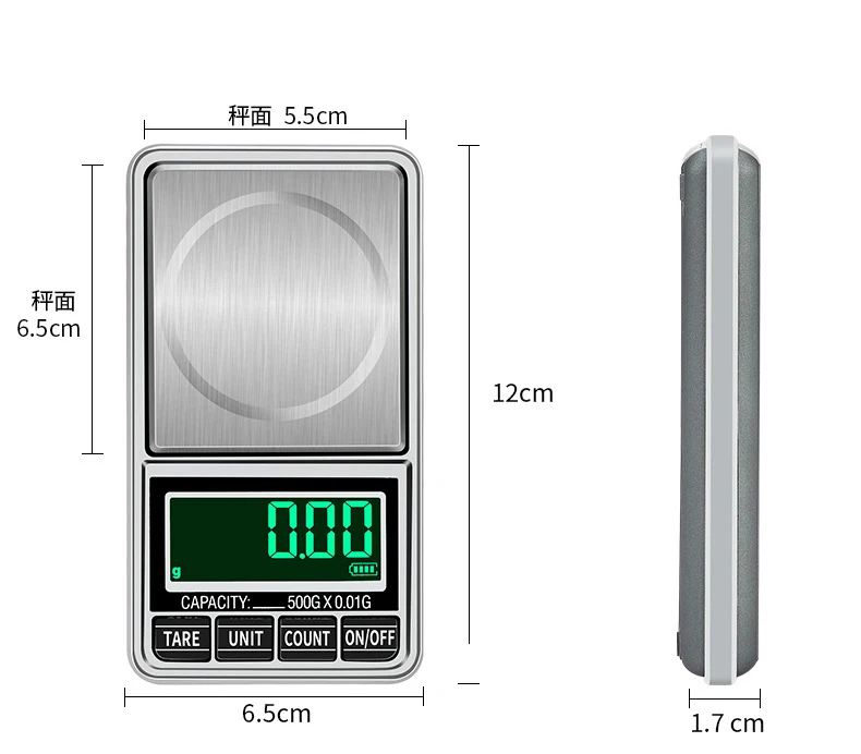 

Mini Precision 0.01g /0.1g pocket Digital Scales for Gold Bijoux Sterling jewelry weight Balance Gram Electronic Scales