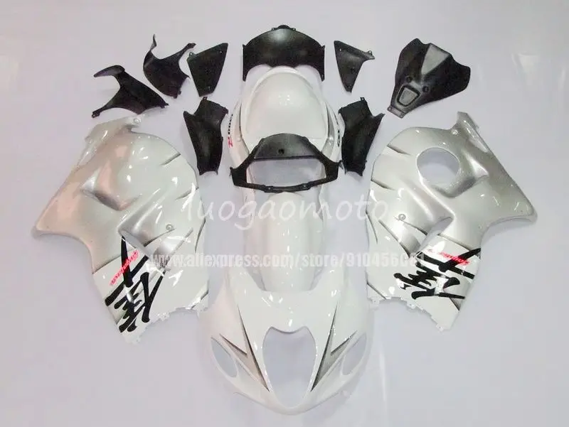 Обтекатель для кузова белого цвета SUZUKI Hayabusa GSXR1300 96 97 1998 1999 2000 2001 GSXR 1300 2002 2003 2004 2005