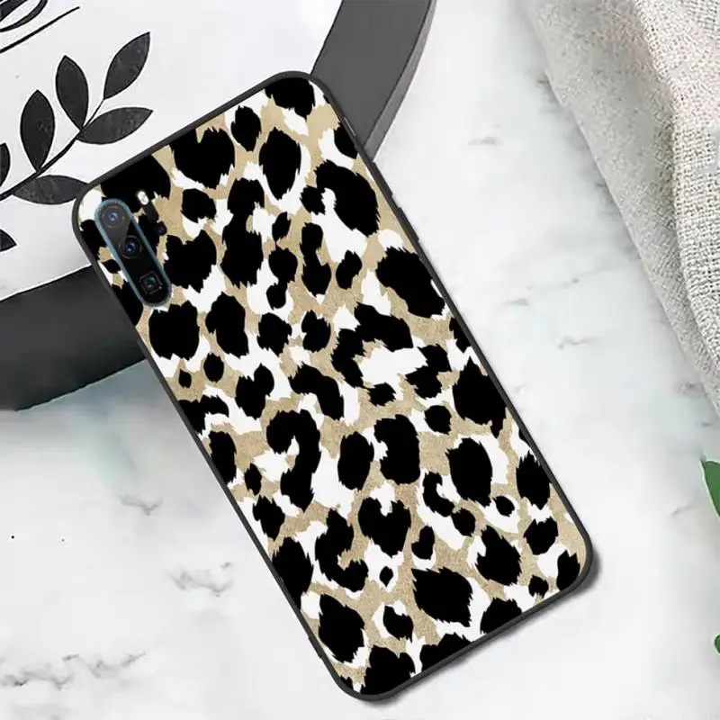 

Tiger Leopard Print animal pattern Phone Case For Huawei honor Mate P 10 20 30 40 i 9 8 pro x Lite smart 2019 nova 5t