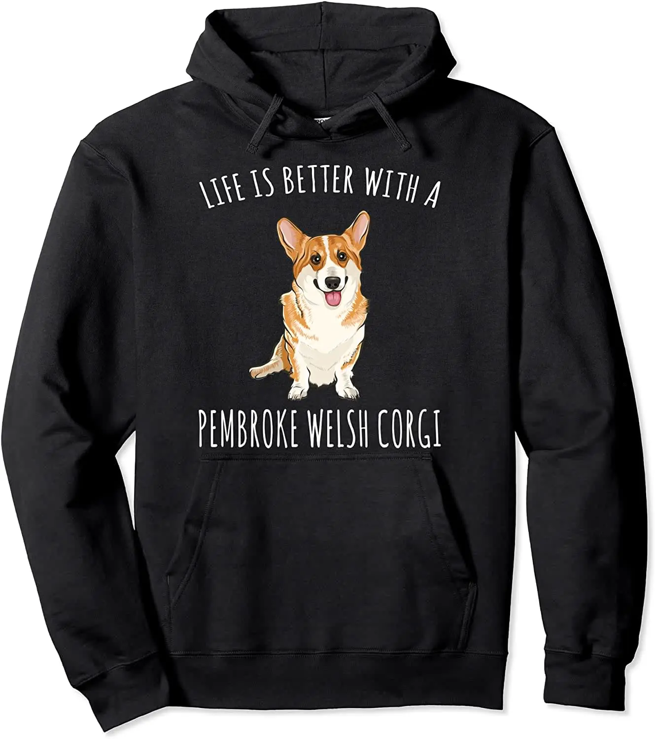 

С Pembroke Welsh Corgi Dog Lover пуловер с капюшоном