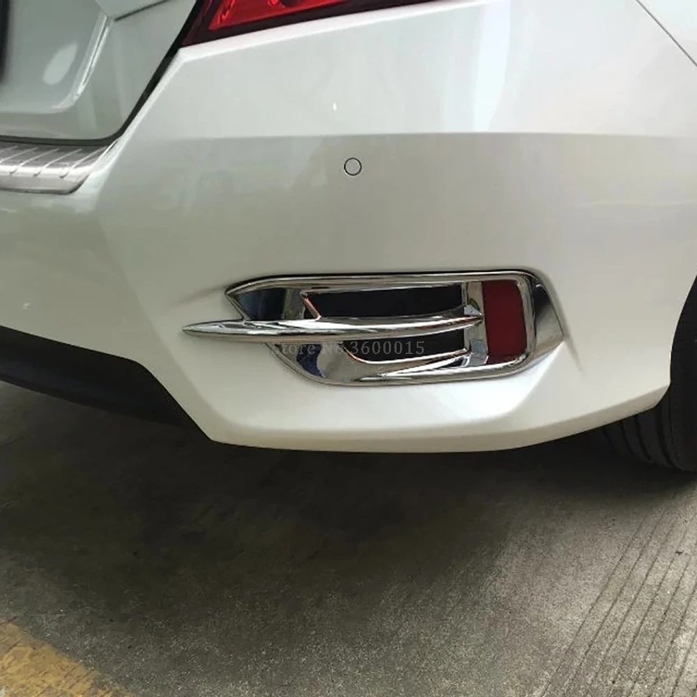 Накладка на переднюю и заднюю противотуманную фару для Honda Civic Sedan 2016 2017 2018 |