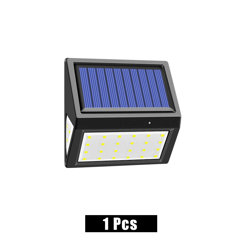 1 pcs Новейший 30led солнечный светильник с 3 светильник ing лицо Открытый водонепроницаемый солнечный светильник палубный светильник Настенный светильник s для сада двора - Испускаемый цвет: 1 pcs